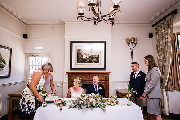 Beckford Inn Wedding Photography - Claire & Stephen-195
