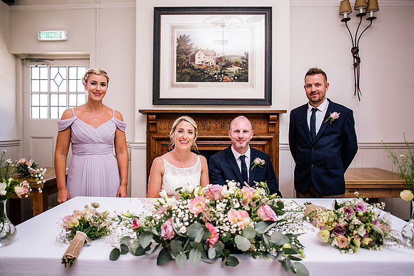 Beckford Inn Wedding Photography - Claire & Stephen-196