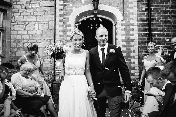Beckford Inn Wedding Photography - Claire & Stephen-233