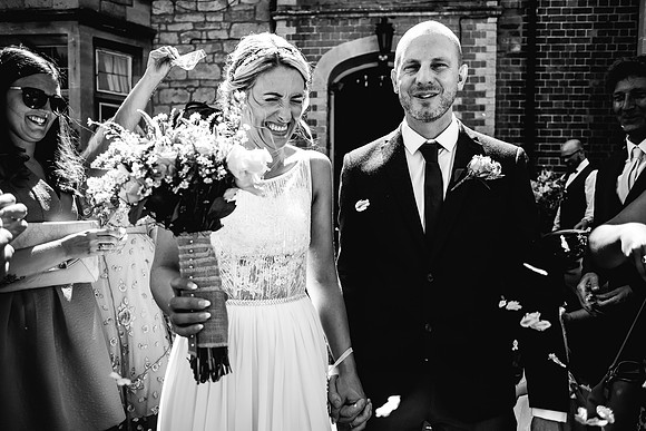 Beckford Inn Wedding Photography - Claire & Stephen-234