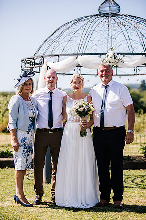 Beckford Inn Wedding Photography - Claire & Stephen-332