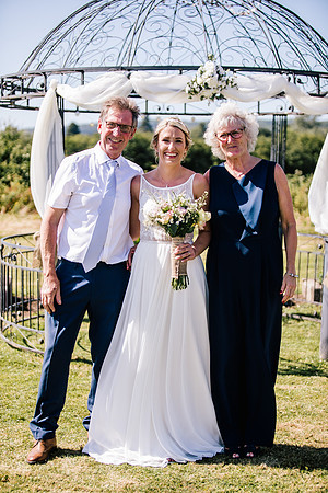 Beckford Inn Wedding Photography - Claire & Stephen-341
