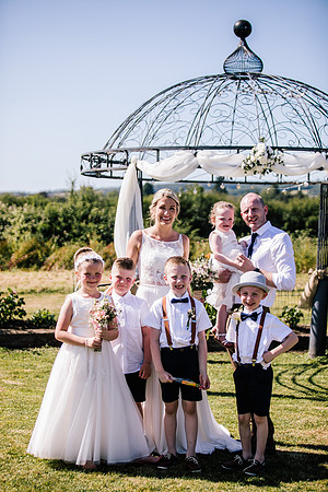 Beckford Inn Wedding Photography - Claire & Stephen-348