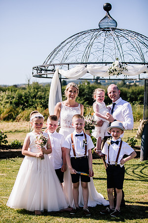 Beckford Inn Wedding Photography - Claire & Stephen-349