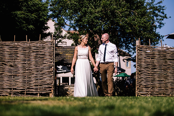 Beckford Inn Wedding Photography - Claire & Stephen-409