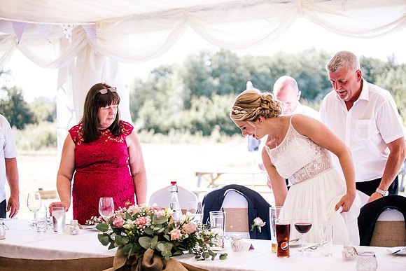 Beckford Inn Wedding Photography - Claire & Stephen-415