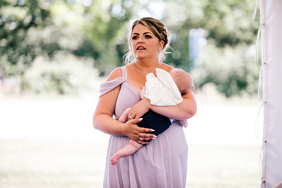 Beckford Inn Wedding Photography - Claire & Stephen-417