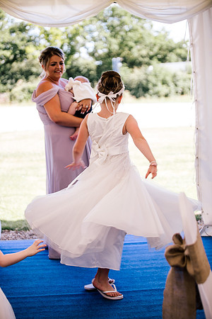 Beckford Inn Wedding Photography - Claire & Stephen-418
