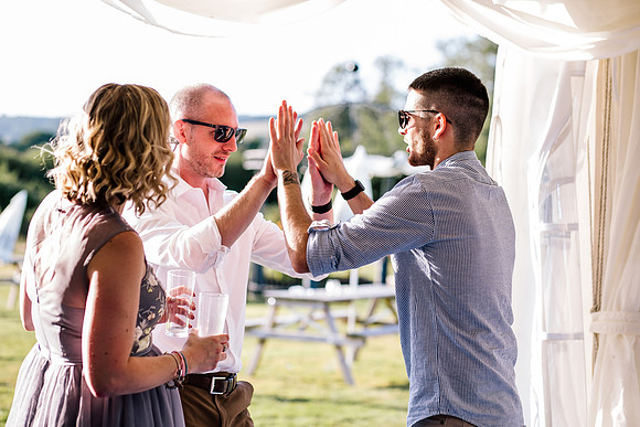 Beckford Inn Wedding Photography - Claire & Stephen-663