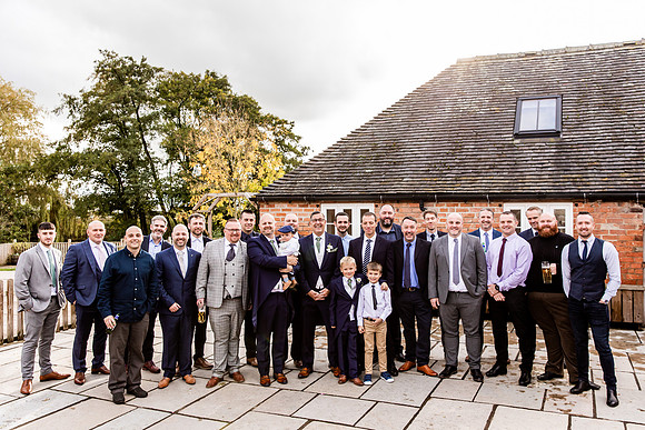 Hanbury Barn Wedding Photography - Laura & Phil-535