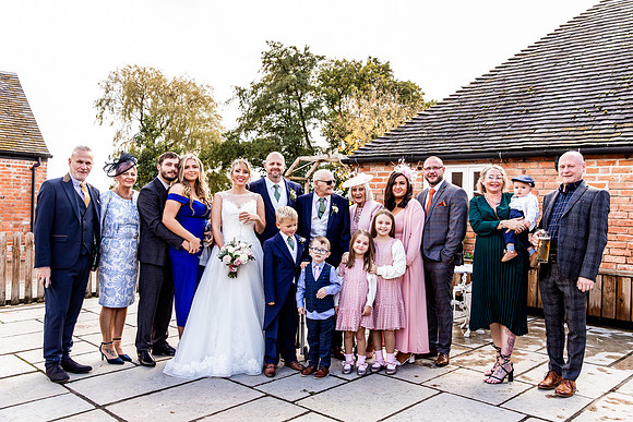 Hanbury Barn Wedding Photography - Laura & Phil-504