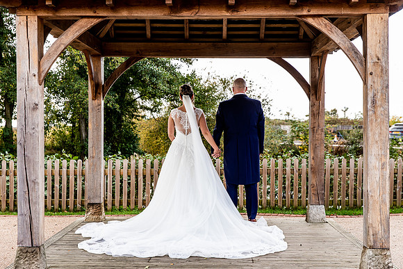 Hanbury Barn Wedding Photography - Laura & Phil-563