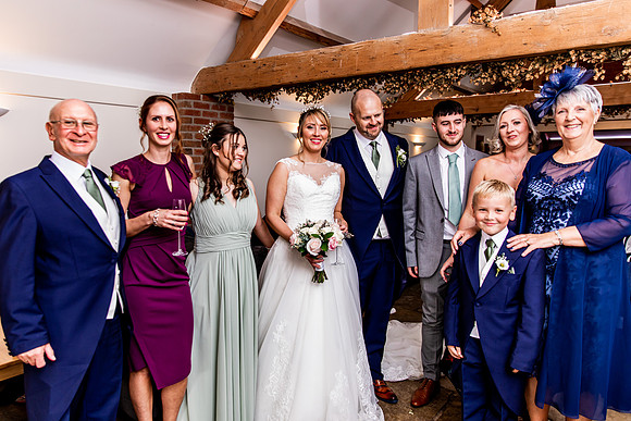 Hanbury Barn Wedding Photography - Laura & Phil-484