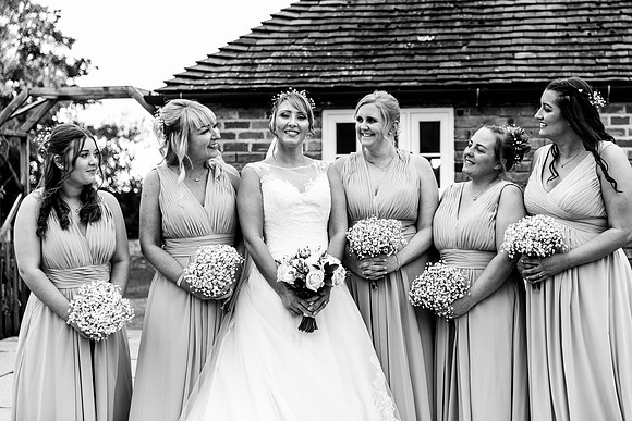 Hanbury Barn Wedding Photography - Laura & Phil-429