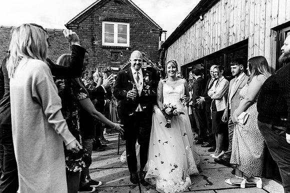 Hanbury Barn Wedding Photography - Laura & Phil-397