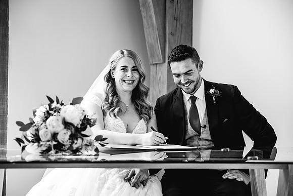 Mill Barns Wedding Photography - Paige & Chris-329