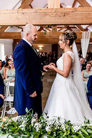 Hanbury Barn Wedding Photography - Laura & Phil-317
