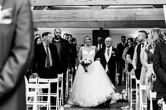 Hanbury Barn Wedding Photography - Laura & Phil-286