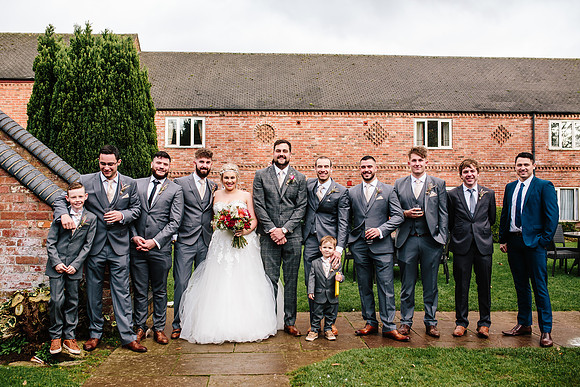 Slaters Country Inn Wedding Photography - Katie & Louis - Staffordshire Wedding Photographer-340