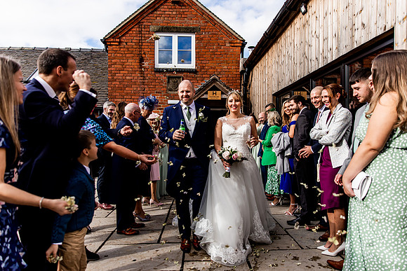 Hanbury Barn Wedding Photography - Laura & Phil-396