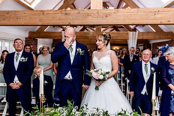Hanbury Barn Wedding Photography - Laura & Phil-292