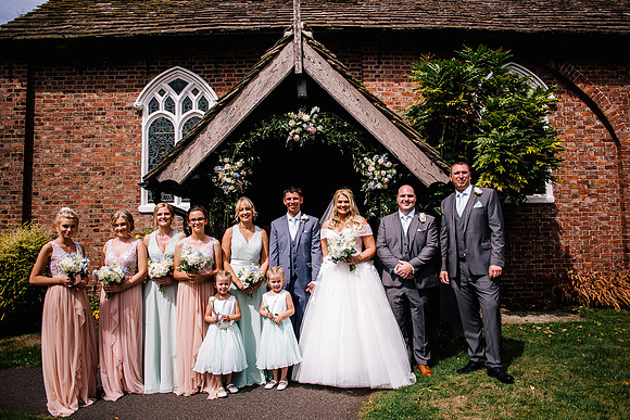The Oak Tree Of Peover Wedding Photography - Cheshire Wedding Photographer-375