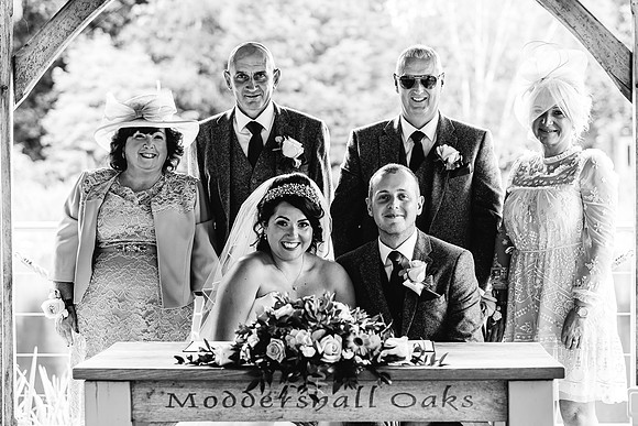 Moddershall Oaks Wedding Photography - Staffordshire Wedding Photographer - Nicky & Tom-339