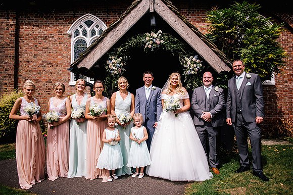 The Oak Tree Of Peover Wedding Photography - Cheshire Wedding Photographer-377