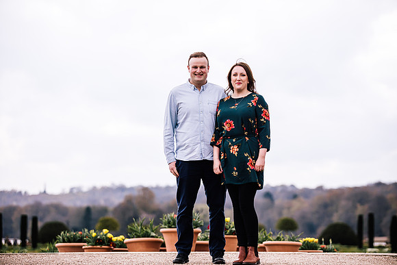 Trentham Gardens Engagement Shoot - Staffordshire Wedding Photographer. -7