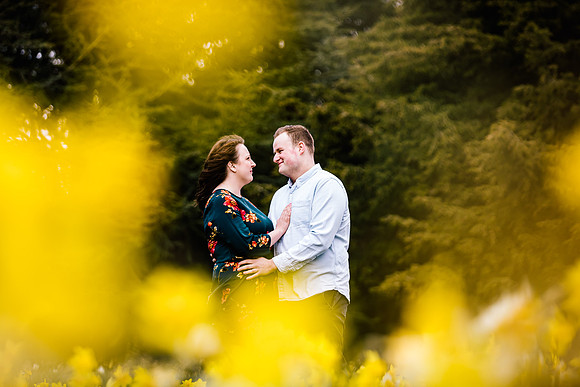 Trentham Gardens Engagement Shoot - Staffordshire Wedding Photographer. -42
