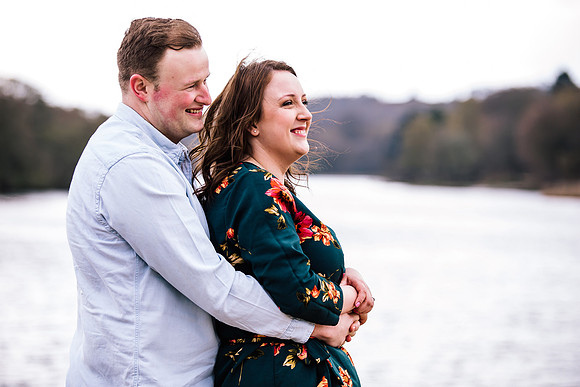 Trentham Gardens Engagement Shoot - Staffordshire Wedding Photographer. -56