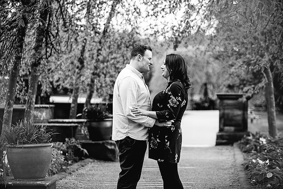 Trentham Gardens Engagement Shoot - Staffordshire Wedding Photographer. -2