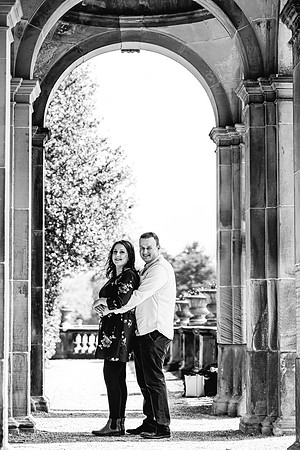 Trentham Gardens Engagement Shoot - Staffordshire Wedding Photographer. -26