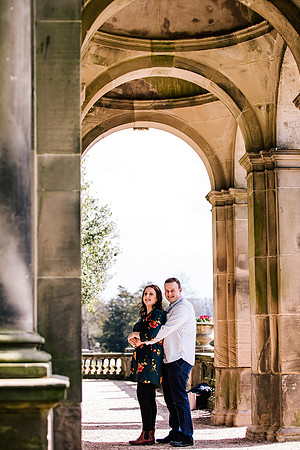 Trentham Gardens Engagement Shoot - Staffordshire Wedding Photographer. -25