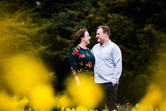 Trentham Gardens Engagement Shoot - Staffordshire Wedding Photographer. -37
