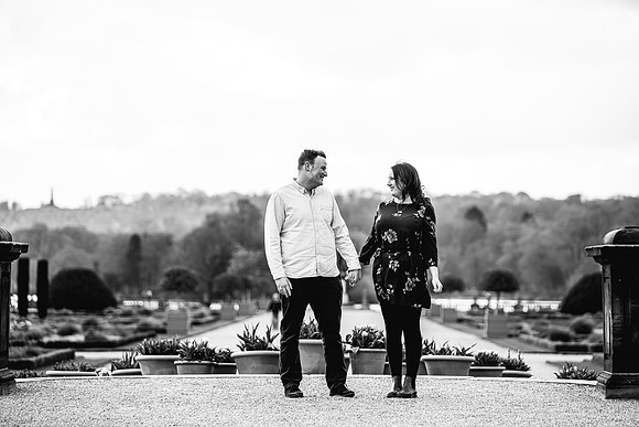 Trentham Gardens Engagement Shoot - Staffordshire Wedding Photographer. -13
