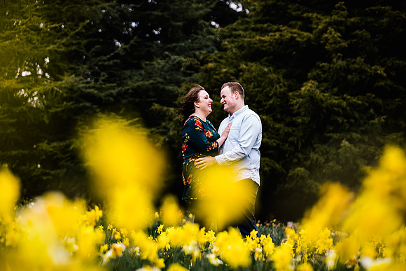Trentham Gardens Engagement Shoot - Staffordshire Wedding Photographer. -39