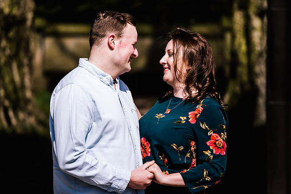 Trentham Gardens Engagement Shoot - Staffordshire Wedding Photographer. -29