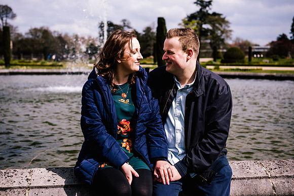 Trentham Gardens Engagement Shoot - Staffordshire Wedding Photographer. -65