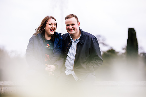 Trentham Gardens Engagement Shoot - Staffordshire Wedding Photographer. -59