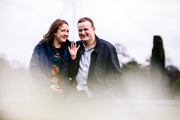 Trentham Gardens Engagement Shoot - Staffordshire Wedding Photographer. -58