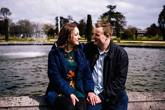 Trentham Gardens Engagement Shoot - Staffordshire Wedding Photographer. -64