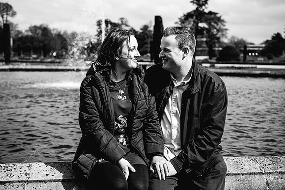 Trentham Gardens Engagement Shoot - Staffordshire Wedding Photographer. -66
