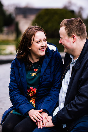 Trentham Gardens Engagement Shoot - Staffordshire Wedding Photographer. -62