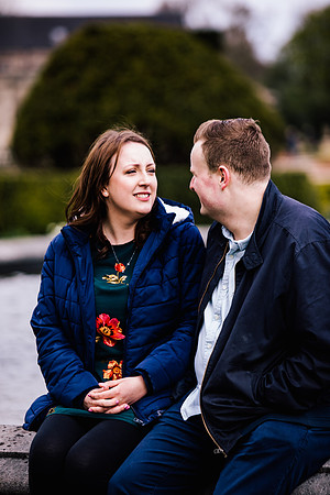 Trentham Gardens Engagement Shoot - Staffordshire Wedding Photographer. -60