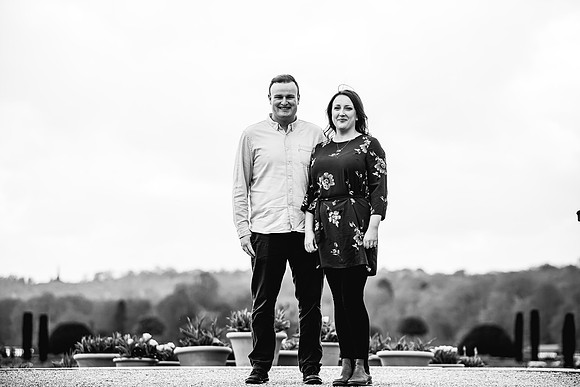 Trentham Gardens Engagement Shoot - Staffordshire Wedding Photographer. -8