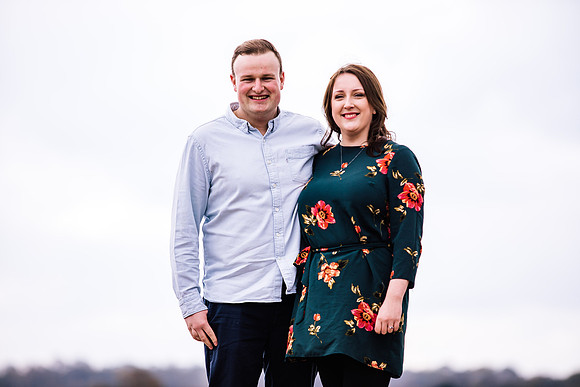 Trentham Gardens Engagement Shoot - Staffordshire Wedding Photographer. -9