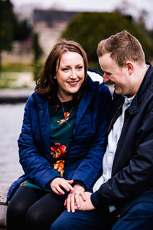 Trentham Gardens Engagement Shoot - Staffordshire Wedding Photographer. -61