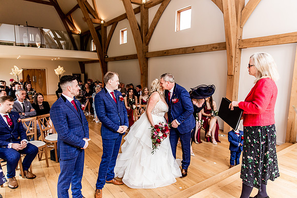 Lucy & Tom - Mill Barns Wedding Photography-306