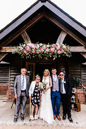 Sandhole Oak Barn Wedding Photography - Caitlin & Shane-617
